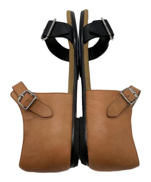 3.1 phillip lim（スリーワンフィリップリム）3.1 phillip lim (スリーワンフィリップリム) ストラップサンダル ブラウン サイズ:36の古着・服飾アイテム