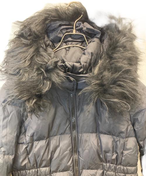 COACH（コーチ）COACH (コーチ) ダウンコート　ファーコート　F57028 ブラック サイズ:Mの古着・服飾アイテム