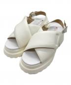 DIANAダイアナ）の古着「厚底サンダル FA 56332」｜アイボリー