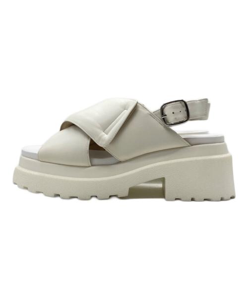 DIANA（ダイアナ）DIANA (ダイアナ) 厚底サンダル FA 56332 アイボリー サイズ:Lの古着・服飾アイテム