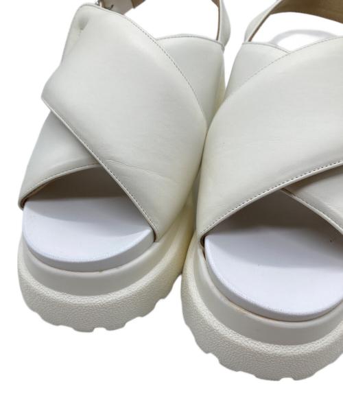 DIANA（ダイアナ）DIANA (ダイアナ) 厚底サンダル FA 56332 アイボリー サイズ:Lの古着・服飾アイテム