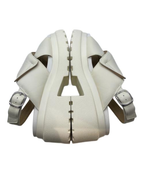 DIANA（ダイアナ）DIANA (ダイアナ) 厚底サンダル FA 56332 アイボリー サイズ:Lの古着・服飾アイテム