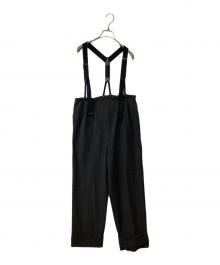 TODAYFUL（トゥデイフル）の古着「Suspenders Highwaist Pants」｜グレー