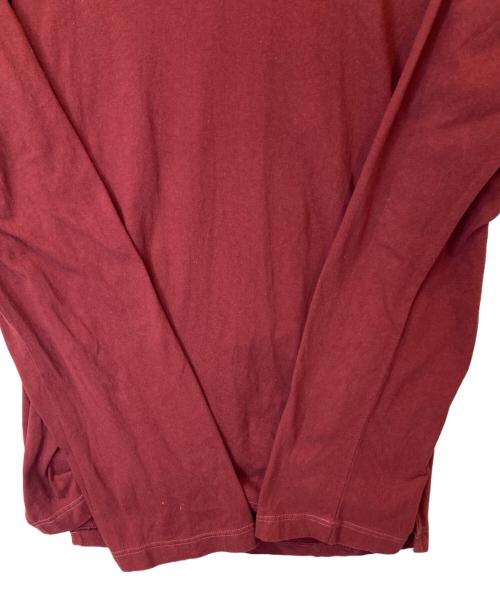 FUMIKA UCHIDA（フミカウチダ）FUMIKA UCHIDA (フミカウチダ) SEPARATE LONG-SLEEVE TEE FU-N-CS005 カットソー ワインレッド サイズ:38の古着・服飾アイテム