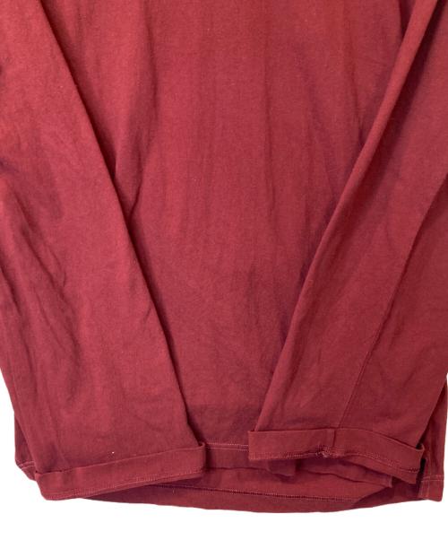 FUMIKA UCHIDA（フミカウチダ）FUMIKA UCHIDA (フミカウチダ) SEPARATE LONG-SLEEVE TEE FU-N-CS005 カットソー ワインレッド サイズ:38の古着・服飾アイテム
