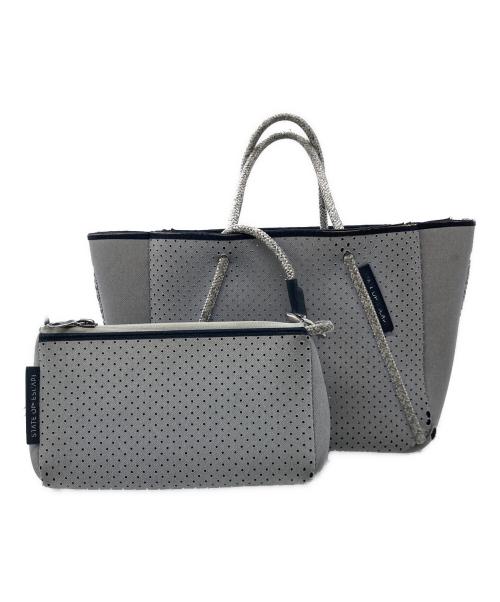 STATE OF ESCAPE（ステイトオブエスケープ）STATE OF ESCAPE (ステイトオブエスケープ) Petite Escape tote PTGSWSPLGRY バッグ ライトグレーの古着・服飾アイテム