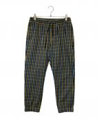 FRED PERRYフレッドペリー）の古着「ジョガーパンツ　F4541」｜イエロー×グリーン