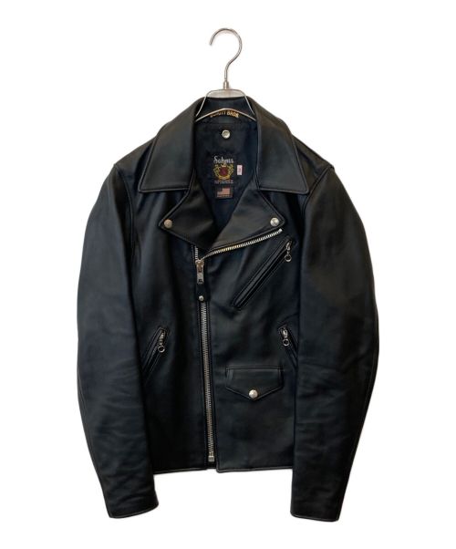 SCHOTT BROS.（ショットブロス）SCHOTT BROS. (ショットブロス) ラムレザーライダースジャケット 228US ブラック サイズ:34の古着・服飾アイテム