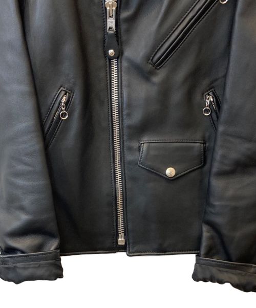 SCHOTT BROS.（ショットブロス）SCHOTT BROS. (ショットブロス) ラムレザーライダースジャケット 228US ブラック サイズ:34の古着・服飾アイテム