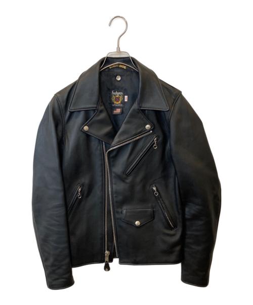 SCHOTT BROS.（ショットブロス）SCHOTT BROS. (ショットブロス) ラムレザーライダースジャケット 228US ブラック サイズ:34の古着・服飾アイテム