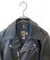 中古・古着 SCHOTT BROS. (ショットブロス) ラムレザーライダースジャケット 228US ブラック サイズ:34：36000円