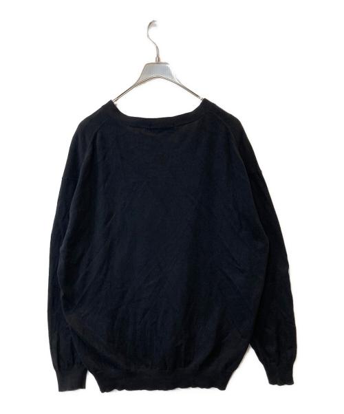 Graphpaper（グラフペーパー）Graphpaper (グラフペーパー) Suvin Cardigan GY191-80066 カーディガン ブラック サイズ:1の古着・服飾アイテム