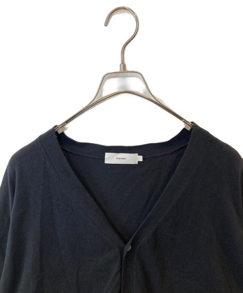 Graphpaper（グラフペーパー）Graphpaper (グラフペーパー) Suvin Cardigan GY191-80066 カーディガン ブラック サイズ:1の古着・服飾アイテム