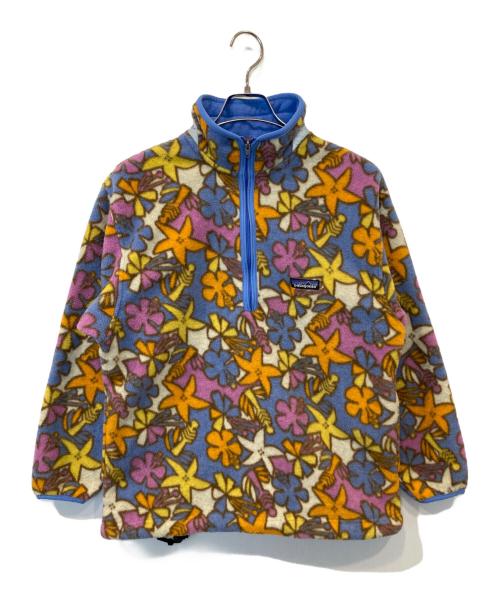 Patagonia（パタゴニア）Patagonia (パタゴニア) 花柄ハーフジップフリースジャケット マルチカラー サイズ: XL(キッズXL相当）の古着・服飾アイテム