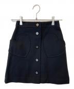Kate Spadeケイトスペード）の古着「スペードポケットスカート」｜ブラック