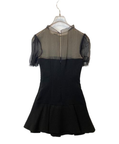 MIU MIU（ミュウミュウ）MIU MIU (ミュウミュウ) 切替ワンピース ブラック サイズ:36の古着・服飾アイテム