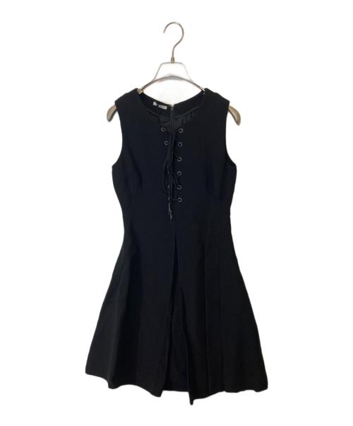 MIU MIU（ミュウミュウ）MIU MIU (ミュウミュウ) ノースリーブワンピース AMM1 2014 1794 ブラック サイズ:36の古着・服飾アイテム