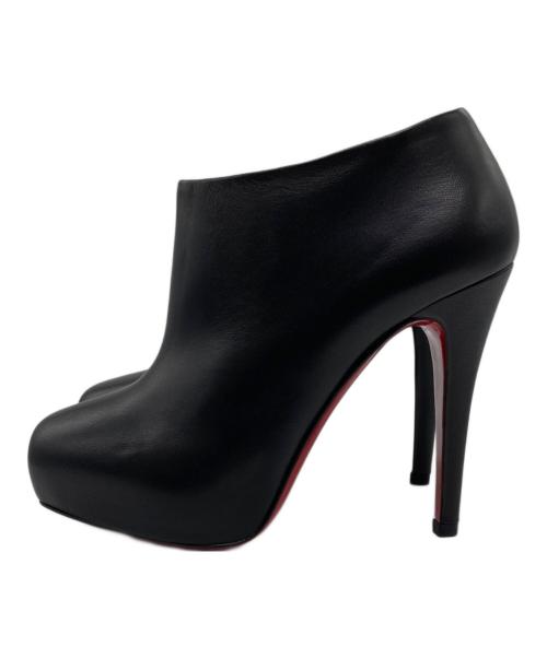 Christian Louboutin（クリスチャン・ルブタン）Christian Louboutin (クリスチャン・ルブタン) BELLE 85 ショートヒールブーツ ブラック サイズ:35の古着・服飾アイテム