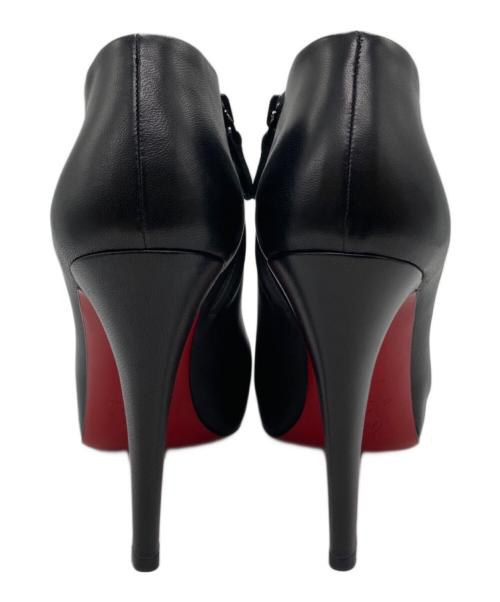 Christian Louboutin（クリスチャン・ルブタン）Christian Louboutin (クリスチャン・ルブタン) BELLE 85 ショートヒールブーツ ブラック サイズ:35の古着・服飾アイテム