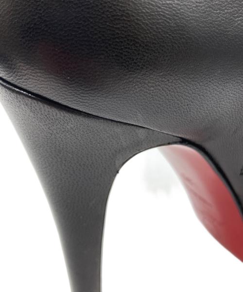 Christian Louboutin（クリスチャン・ルブタン）Christian Louboutin (クリスチャン・ルブタン) BELLE 85 ショートヒールブーツ ブラック サイズ:35の古着・服飾アイテム