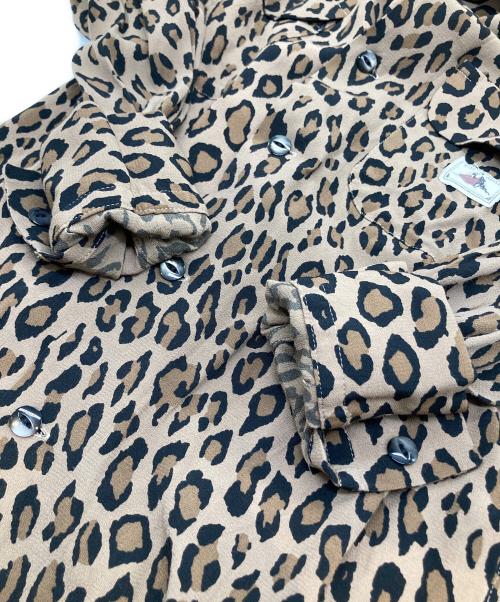 GANGSTERVILLE（ギャングスタービル）GANGSTERVILLE (ギャングスタービル) オープンカラーシャツ　GSV-20-SS-14 ブラウン サイズ:Sの古着・服飾アイテム