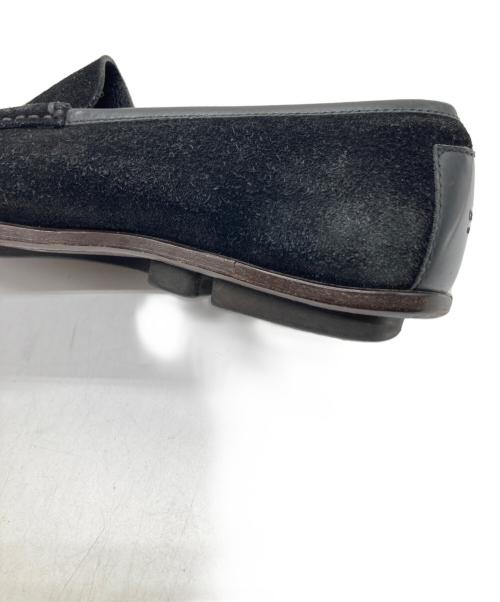 GUCCI（グッチ）GUCCI (グッチ) スエード ドライビングシューズ 111 6072 ブラック サイズ:42 1/2の古着・服飾アイテム