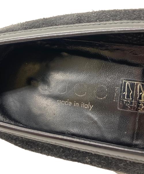 GUCCI（グッチ）GUCCI (グッチ) スエード ドライビングシューズ 111 6072 ブラック サイズ:42 1/2の古着・服飾アイテム