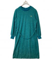 LACOSTE（ラコステ）の古着「古着パイル地ワンピース」｜グリーン