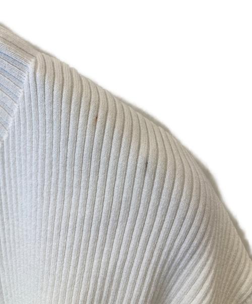 emmi atelier（エミアトリエ）emmi atelier (エミアトリエ) フロントジップカーディガン 13WND241069 ホワイト サイズ:FREEの古着・服飾アイテム