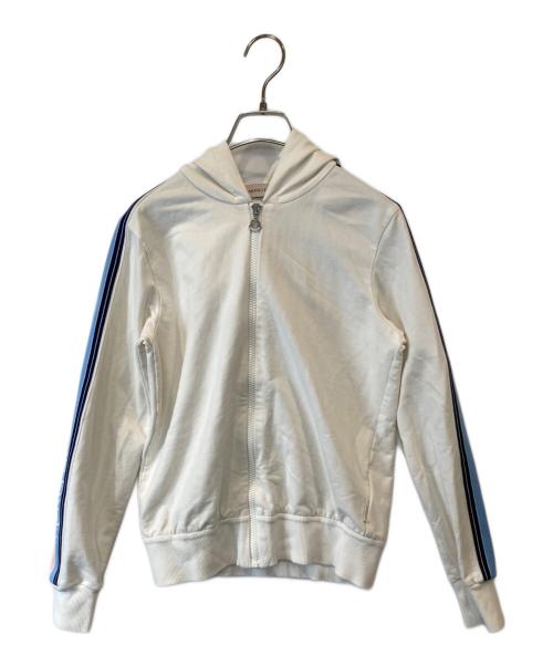 MONCLER（モンクレール）MONCLER (モンクレール) サイドロゴラインパーカー ホワイト サイズ:SIZE 14Aの古着・服飾アイテム