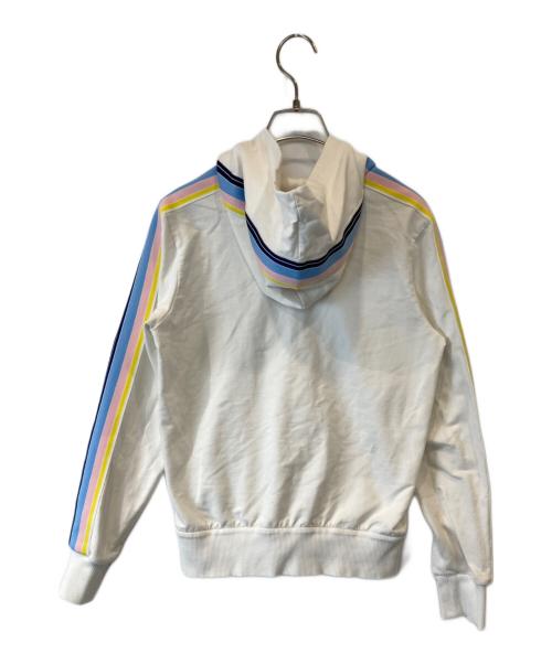 MONCLER（モンクレール）MONCLER (モンクレール) サイドロゴラインパーカー ホワイト サイズ:SIZE 14Aの古着・服飾アイテム