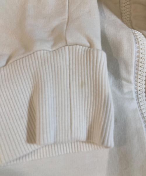 MONCLER（モンクレール）MONCLER (モンクレール) サイドロゴラインパーカー ホワイト サイズ:SIZE 14Aの古着・服飾アイテム