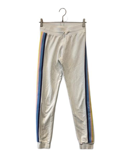 MONCLER（モンクレール）MONCLER (モンクレール) サイドロゴラインパンツ ホワイト サイズ:14の古着・服飾アイテム