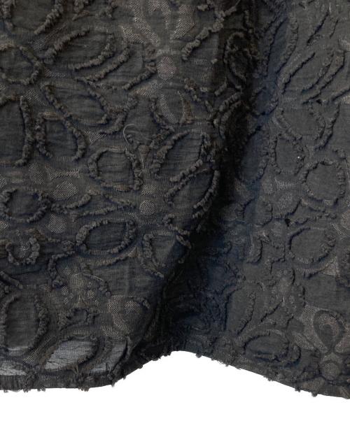 SLOBE IENA（スローブ イエナ）SLOBE IENA (スローブ イエナ) カットジャガードオフショルブラウス 23051912411010 ブラック サイズ:FREEの古着・服飾アイテム