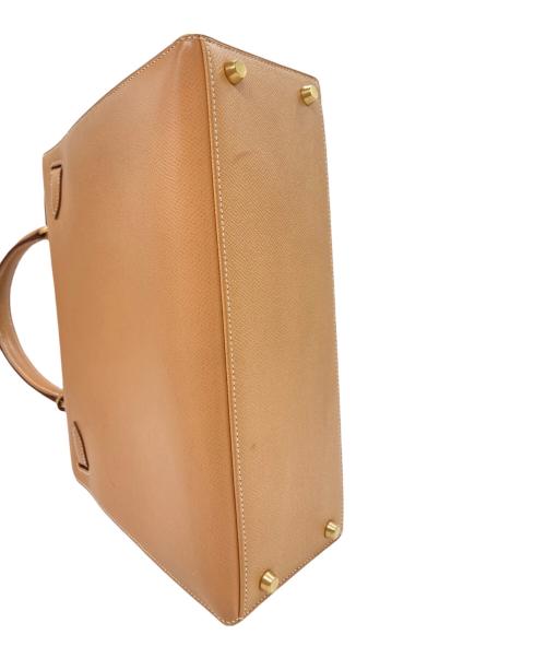 HERMES（エルメス）HERMES (エルメス) ケリー28 エプソン 外縫い 2WAYショルダーバッグ ブラウンの古着・服飾アイテム