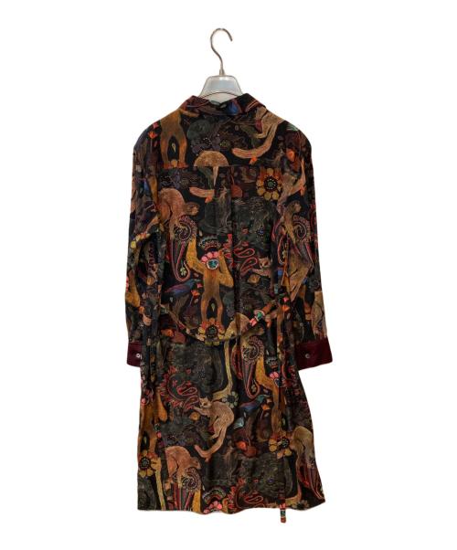 PAUL SMITH（ポールスミス）PAUL SMITH (ポールスミス) モンキー柄 デイドレス OPPPHA0601 ブラック サイズ:40の古着・服飾アイテム