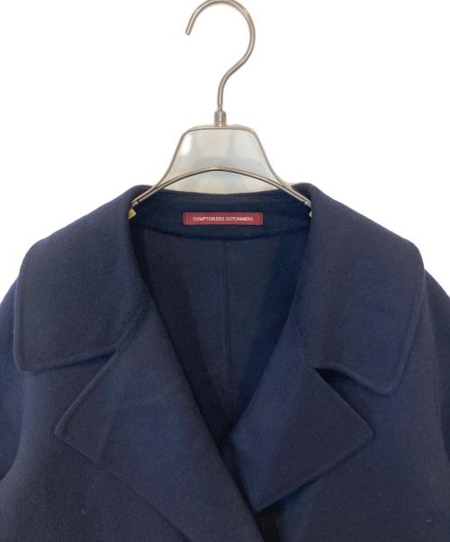Comptoir des Cotonniers（コントワー・デ・コトニエ）Comptoir des Cotonniers (コントワー・デ・コトニエ) ウールカシミヤダブルフェイスチェスターコート　2WCO038W02 ネイビー サイズ:Mの古着・服飾アイテム