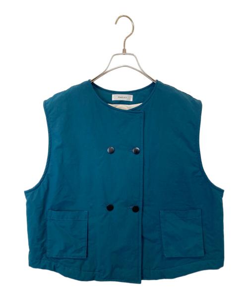 PARICI（PARICI）PARICI (PARICI) ベルスプリット EVOダウン ダブルボタンベスト　50-01-BZ-003-24-2 ブルー サイズ:FREEの古着・服飾アイテム