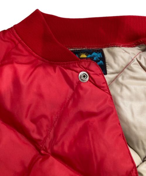 Eddie Bauer（エディーバウアー）Eddie Bauer (エディーバウアー) ダウンジャケット レッド サイズ:Mの古着・服飾アイテム