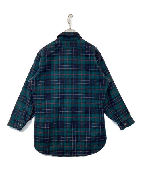 PENDLETON（ペンドルトン）PENDLETON (ペンドルトン) チェックシャツ グリーン×ネイビー サイズ:Mの古着・服飾アイテム