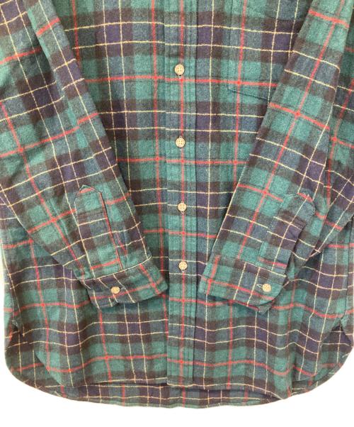 PENDLETON（ペンドルトン）PENDLETON (ペンドルトン) チェックシャツ グリーン×ネイビー サイズ:Mの古着・服飾アイテム