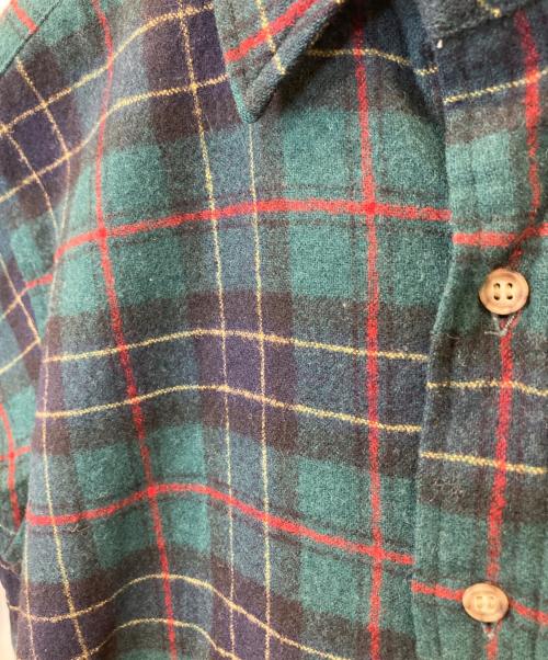PENDLETON（ペンドルトン）PENDLETON (ペンドルトン) チェックシャツ グリーン×ネイビー サイズ:Mの古着・服飾アイテム