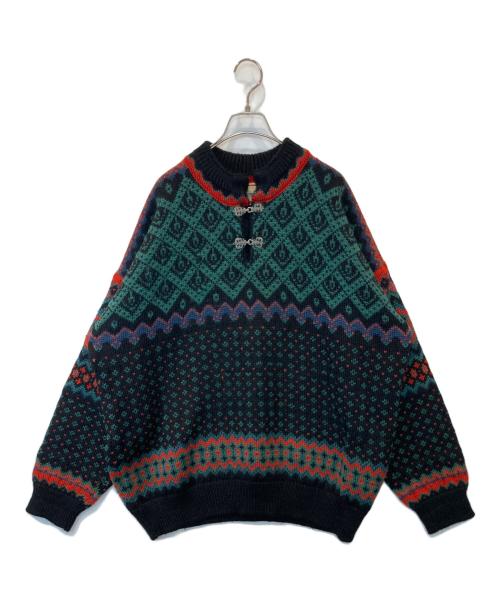 DALE OF NORWAY（ダーレ オブ ノルウェイ）DALE OF NORWAY (ダーレ オブ ノルウェイ) ノルディックセーター グリーン サイズ:XLの古着・服飾アイテム