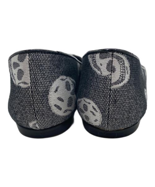 ALEXANDER McQUEEN（アレキサンダーマックイーン）ALEXANDER McQUEEN (アレキサンダーマックイーン) フラットシューズ グレー サイズ:35の古着・服飾アイテム