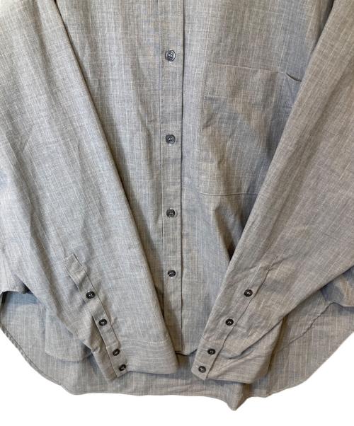 ZARA（ザラ）ZARA (ザラ) MAISON SPECIAL (メゾンスペシャル) ストライプネクタイシャツ 7759/846/096 グレー サイズ:ML 未使用品の古着・服飾アイテム