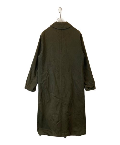 Yarmo（ヤーモ）Yarmo (ヤーモ) ステンカラーコート YAR-17AW CO9 カーキ サイズ:Sの古着・服飾アイテム