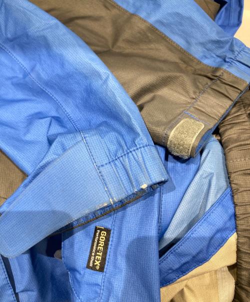 MAMMUT（マムート）MAMMUT (マムート) クライメイトライトレインスーツ JP1010-12730 ブルー×グレー サイズ:Mの古着・服飾アイテム