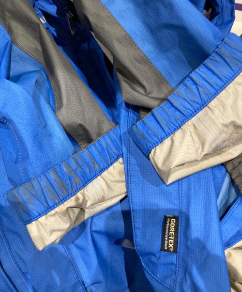 MAMMUT（マムート）MAMMUT (マムート) クライメイトライトレインスーツ JP1010-12730 ブルー×グレー サイズ:Mの古着・服飾アイテム