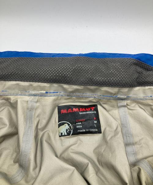 MAMMUT（マムート）MAMMUT (マムート) クライメイトライトレインスーツ JP1010-12730 ブルー×グレー サイズ:Mの古着・服飾アイテム