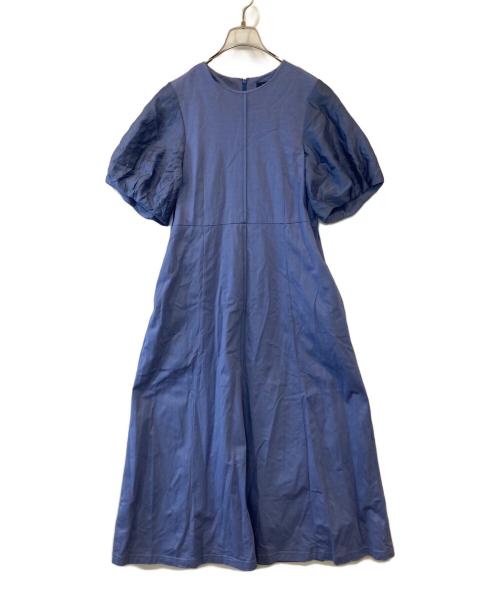 SHIPS（シップス）SHIPS (シップス) アルビニオーガニックコットンフレアワンピース ネイビー サイズ:FREEの古着・服飾アイテム